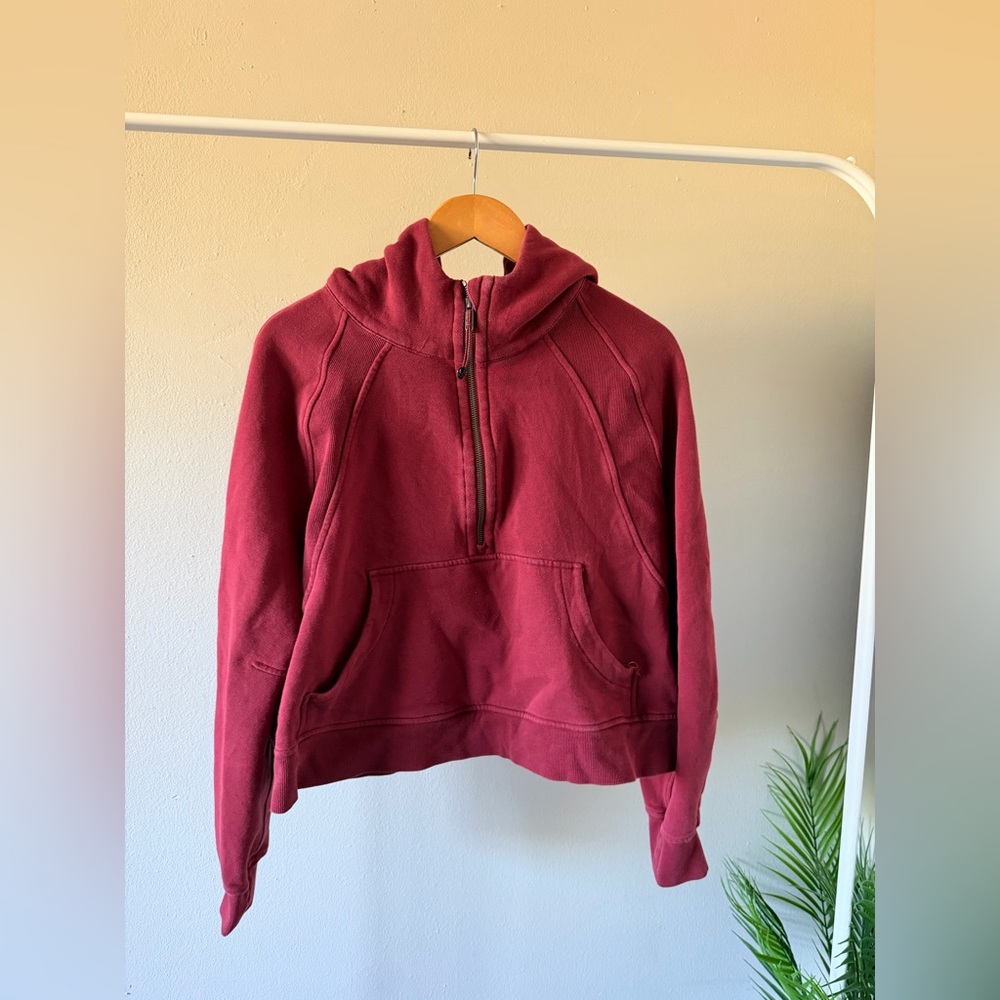 Lululemon scuba oversized 1/2 zip hooded jacket hoodie size XL/XXL